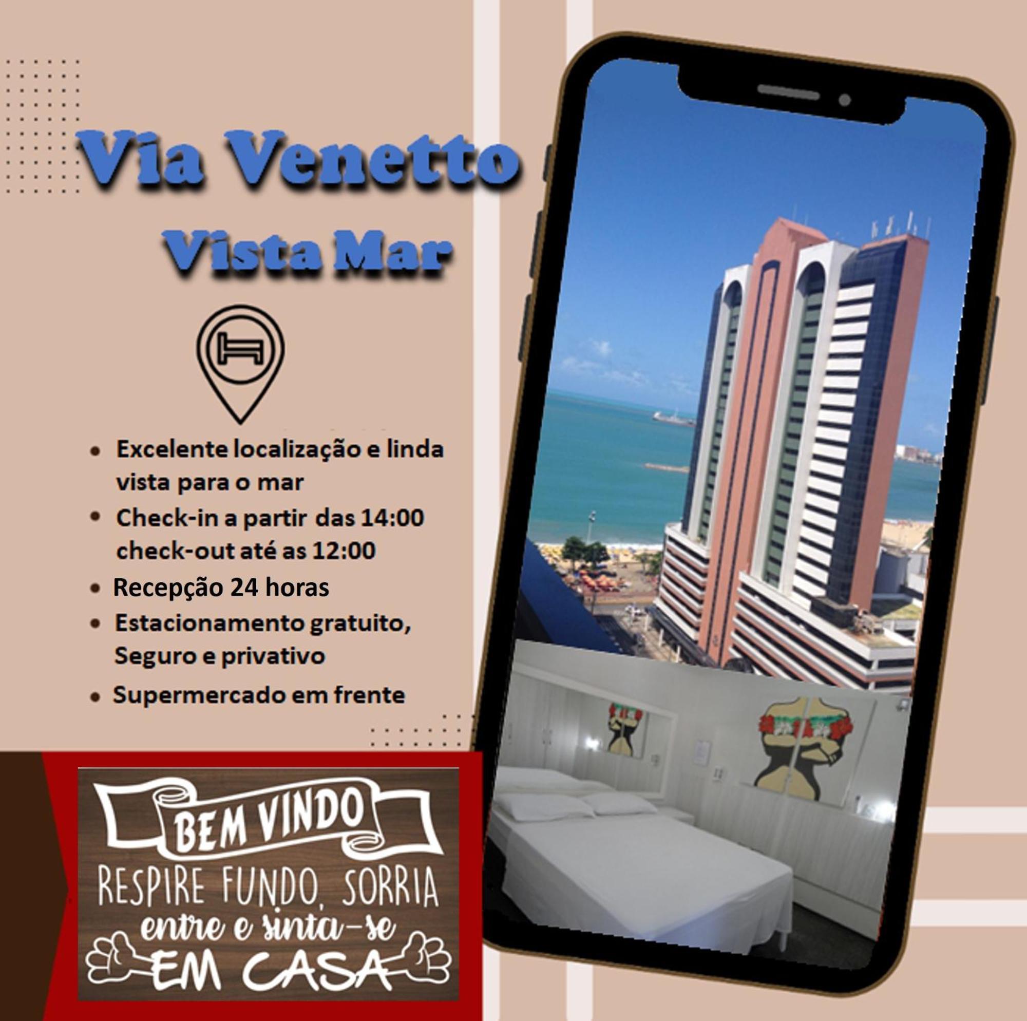 Aparthotel Via Venetto - Vista Mar à Fortaleza  Extérieur photo